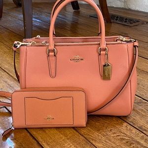 NWT coach md surrey satchel&wallet